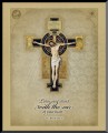 Benedictine Cross Graphic Wall Plaque