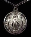 Sterling silver medal on an 18 inch sterling silver chain