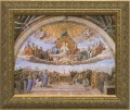 Disputation of the Holy Eucharist Framed Image