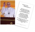 Papa Francisco Tarjeta de Oración Laminada (Pope Francis Spanish Laminated Prayer Cards)