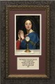 Madonna of the Host with Prayer Framed
