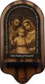 Holy Family of Nazareth Prayer Holy Water Font/Peg Holder