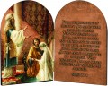 Wedding of Joseph and Mary Arched Diptych