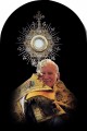 Bl. John Paul the Great with Monstrance Arched Magnet