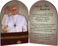 Pope Francis on balcony Arched Diptych