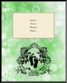 Life is Precious Green Vertical Picture Frame (Insert Your Photo)