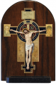 Benedictine Cross Holy Water Font
