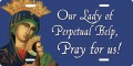 Our Lady of Perpetual Help License Plate