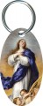 Immaculate Conception Oval Keychain