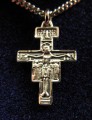 Sterling silver cross on an 18 inch stainless chain