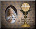 Eucharist with Holy Spirit Picture Frame (Insert Your Photo)