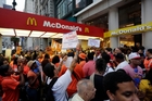 The fast-food workers strikes are part of a wider campaign to lift the minimum wage above US$7.25. Photo / AP