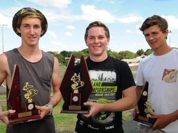 All the winners from the Toowoomba BMX Club's annual trophy presentation day.