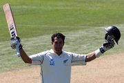 Black Caps captain Ross Taylor has earned a second consecutive test century.