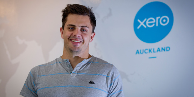 James Corbett found a job with Xero after graduating last year. "It was definitely a good market for a graduate to be looking in," he says. Photo / Sarah Ivey