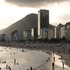 Hotels and apartment buildings line the Copacabana beach shore in Rio de Janeiro, Brazil. Photo / AP