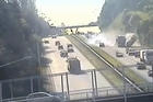 CCTV: Horror highway smash 