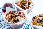 Recipe: Banana, ricotta and pecan muffins