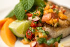 Recipe: Seared tuna and tropical salsa