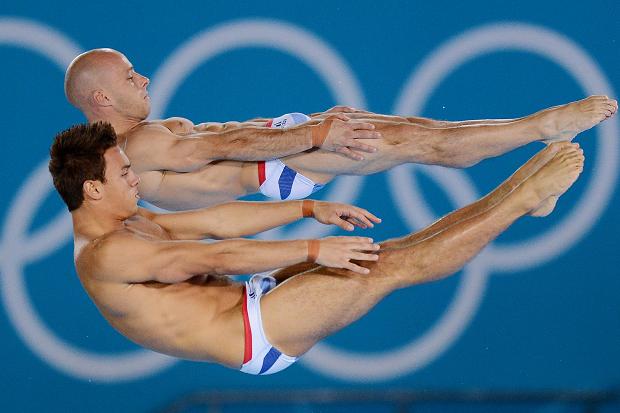 Tom Daley and Peter Waterfield