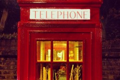 Micro Library, phone box library, London
