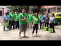 GrabTaxi team takes up the ALS Ice Bucket..