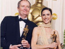 Jim Broadbent, Actor in a Supporting Role, "Iris," and Jennifer Connelly, Actress in a Supporting Role, "A Beautiful Mind." 