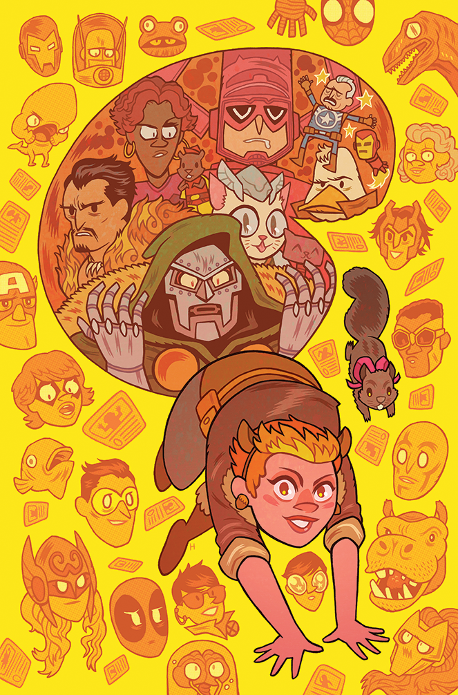 Let’s get NUTS! Here’s my Unbeatable Squirrel Girl #7 Story Thus Far Variant.