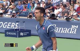 „Rogers Cup“ finalas: Novakas Džokovičius – Kei Nishikoris