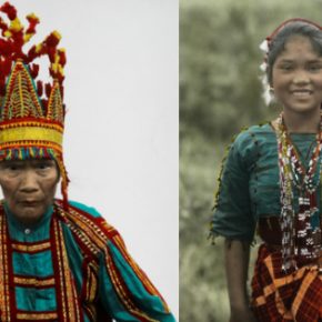 Color photos of indigenous Filipino groups in the early 20th century