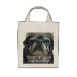 Bumblesnot "Facing front" grocery/tote bag