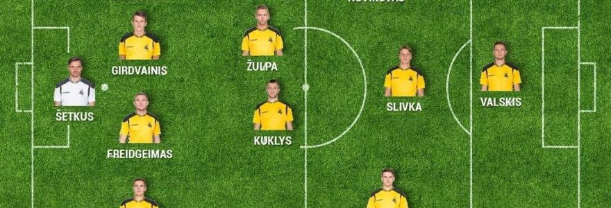 15min verdiktas: pažymiai Lietuvos rinktinės futbolininkams ir treneriams