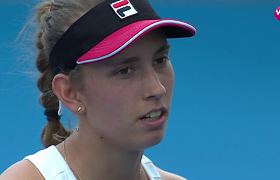 „Hobart International “ pusfinaliai: Elise Mertens – Jana Fett