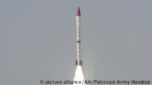 Pakistan Ababeel surface-to-surface ballistic missile (picture alliance/AA/Pakistani Army Handout)