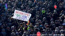 Deutschland Proteste gegen ENF-Tagung in Koblenz (picture alliance/dpa/B. Roessler)