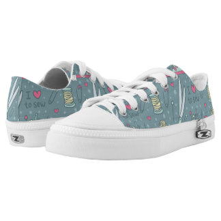 Pattern Sewing Notions *Full Design Low-Top Sneakers