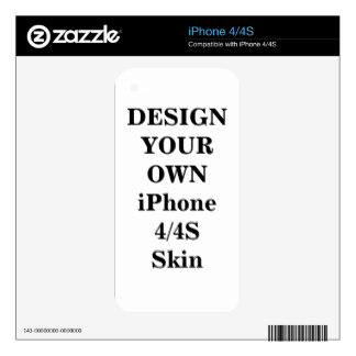 Design Your Own iPhone 4 / 4S Skin Skin For iPhone 4