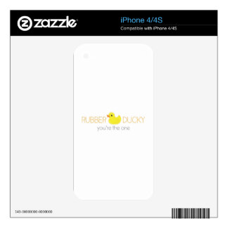 Rubber Ducky Skins For iPhone 4S