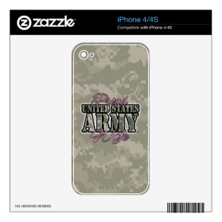 US Army Wife iPhone 4S Decal