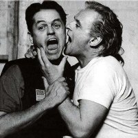 Anthony Hopkins and Jonathan Demme in The Silence of the Lambs (1991)