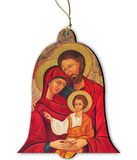 Holy Family Icon Wood Ornament