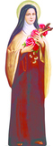 St. Therese of Lisieux Lifesize Standee