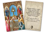 Adoring Angels "My God, I Believe, I Adore" Fatima Holy Card