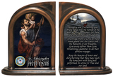 St. Christopher Coast Guard Bookends