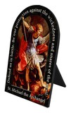 St. Michael the Archangel Prayer Arched Desk Plaque