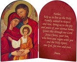 Holy Family Icon Arched Diptych