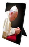 Pope Francis in Prayer Desk Plaque