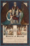 Traditional Joseph and Mary Marriage Sacrament Certificate Unframed