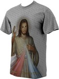 Divine Mercy Graphic Poly T Shirt