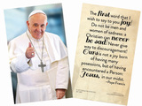 Pope Francis Thumbs Up Holy Card
